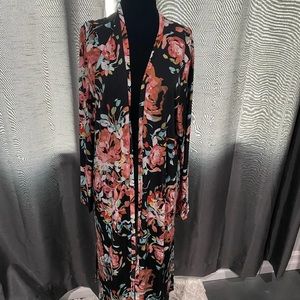 Torrid Floral Longline Cardigan